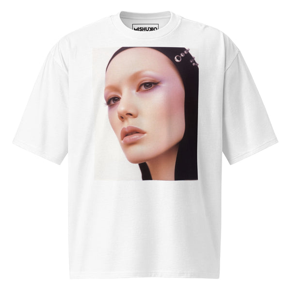 Printed Oversized T-Shirt Unisex White