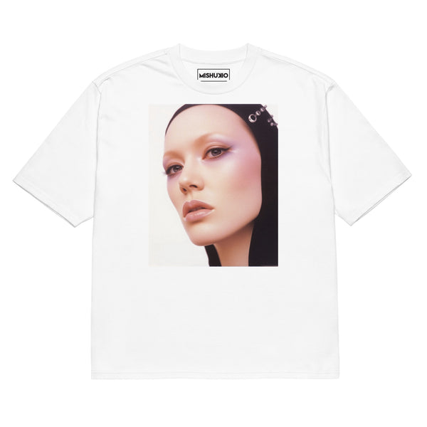 Printed Oversized T-Shirt Unisex White
