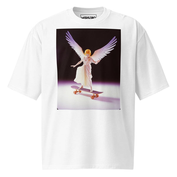 Printed Oversized T-Shirt Unisex White