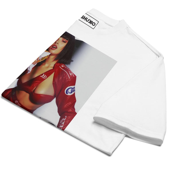 Printed Oversized T-Shirt Unisex White