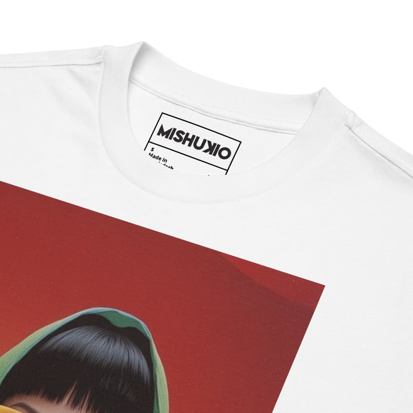 Printed Oversized T-Shirt Unisex White