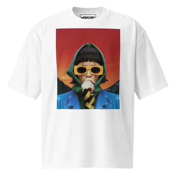 Printed Oversized T-Shirt Unisex White