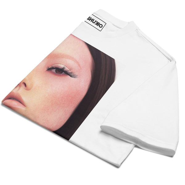 Printed Oversized T-Shirt Unisex White