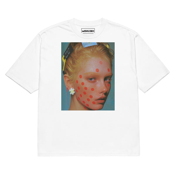 Printed Oversized T-Shirt Unisex White