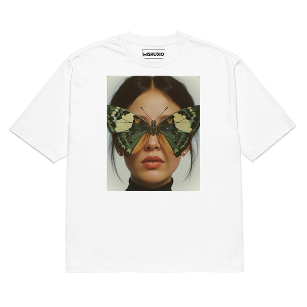 Printed Oversized T-Shirt Unisex White