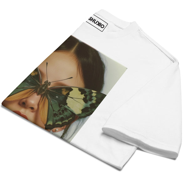 Printed Oversized T-Shirt Unisex White