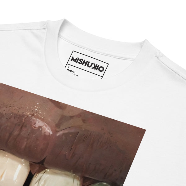 Printed Oversized T-Shirt Unisex White