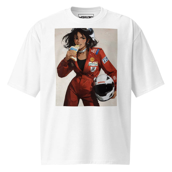 Printed Oversized T-Shirt Unisex White