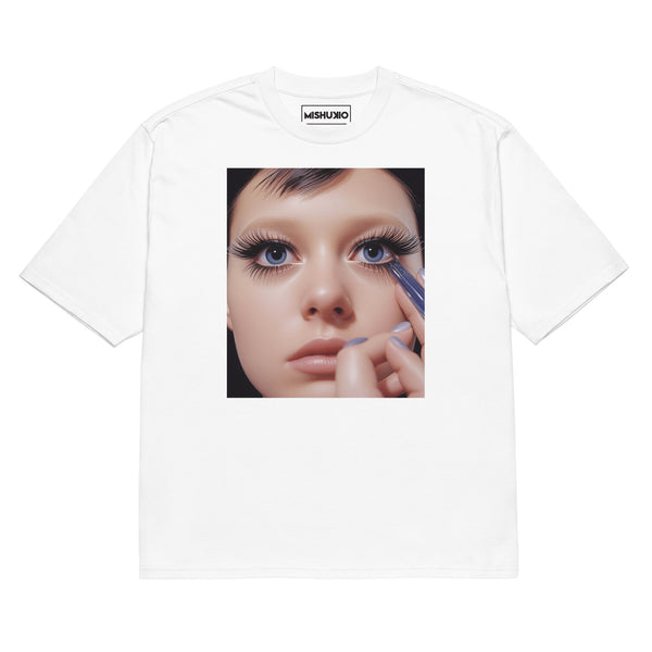 Printed Oversized T-Shirt Unisex White