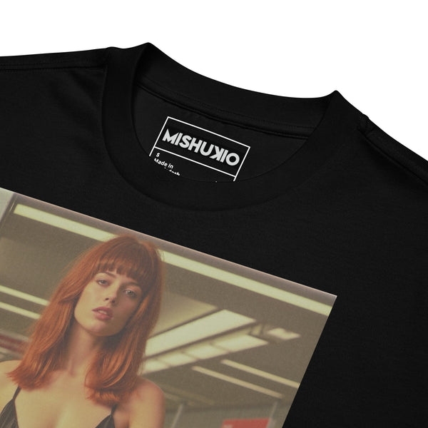 Printed Oversized T-Shirt Unisex Black