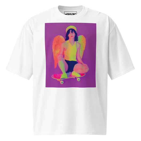 Printed Oversized T-Shirt Unisex White