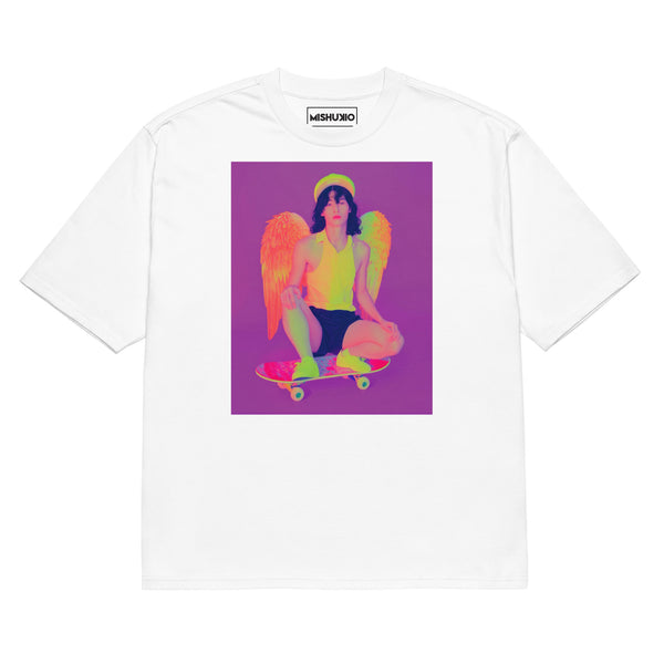 Printed Oversized T-Shirt Unisex White