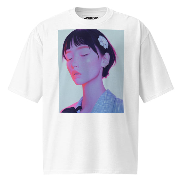 Printed Oversized T-Shirt Unisex White