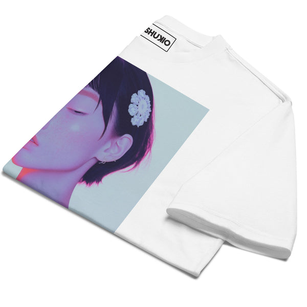 Printed Oversized T-Shirt Unisex White