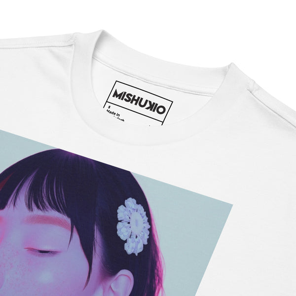 Printed Oversized T-Shirt Unisex White