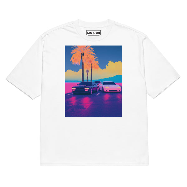 Printed Oversized T-Shirt Unisex White