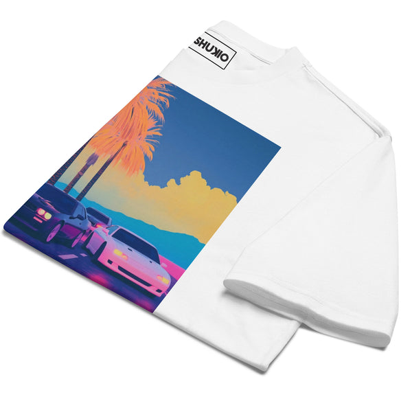 Printed Oversized T-Shirt Unisex White