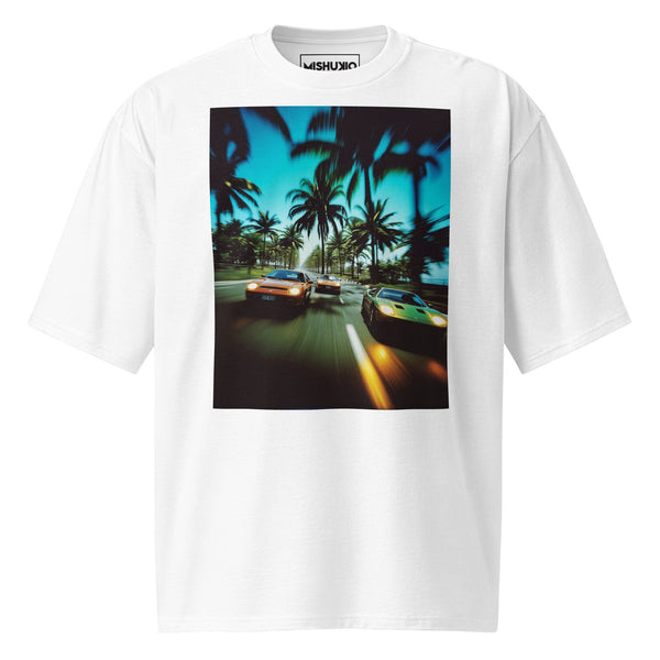 Printed Oversized T-Shirt Unisex White