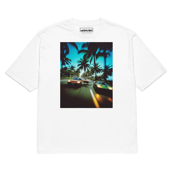Printed Oversized T-Shirt Unisex White