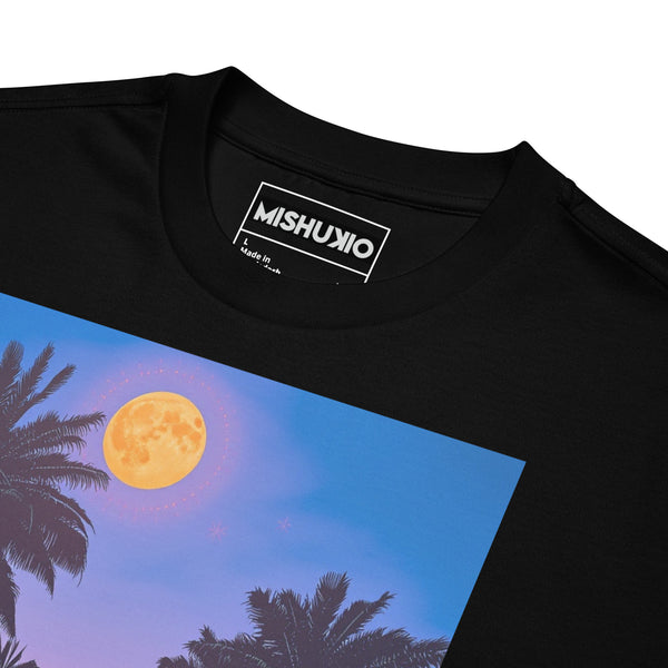 Printed Oversized T-Shirt Unisex Black