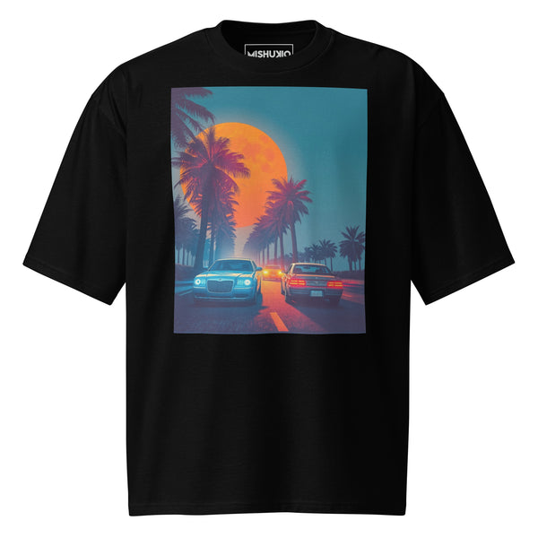 Printed Oversized T-Shirt Unisex Black