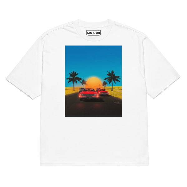 Printed Oversized T-Shirt Unisex White