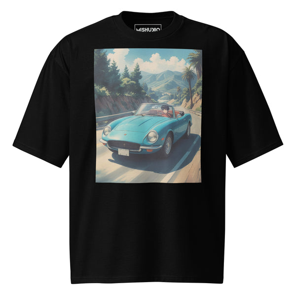 Printed Oversized T-Shirt Unisex Black