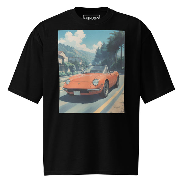 Printed Oversized T-Shirt Unisex Black