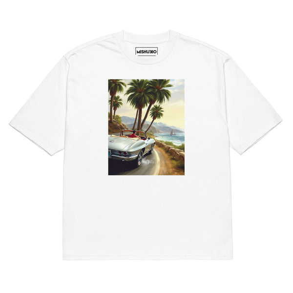 Printed Oversized T-Shirt Unisex White