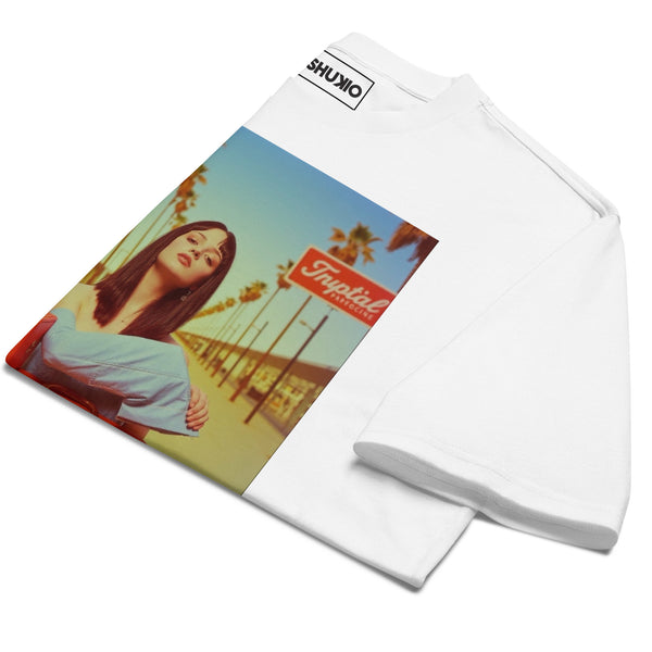 Printed Oversized T-Shirt Unisex White