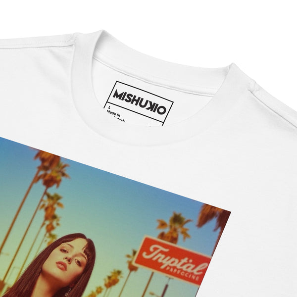 Printed Oversized T-Shirt Unisex White