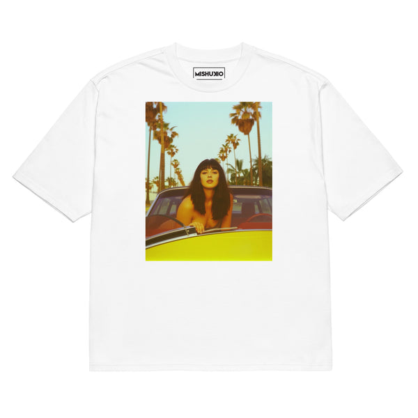 Printed Oversized T-Shirt Unisex White