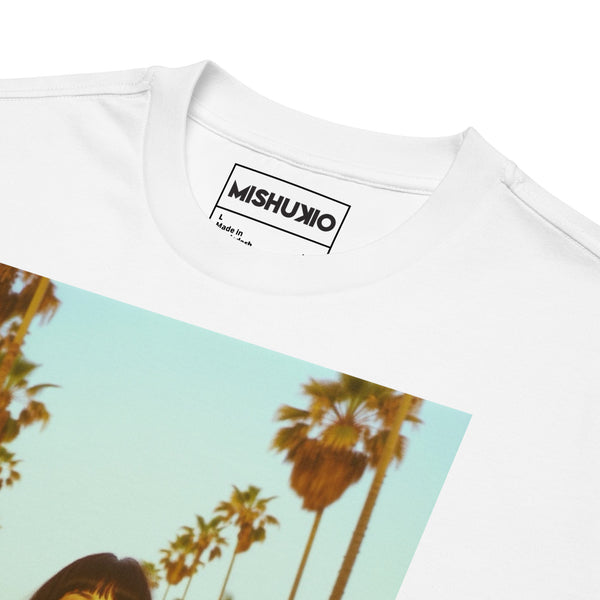 Printed Oversized T-Shirt Unisex White