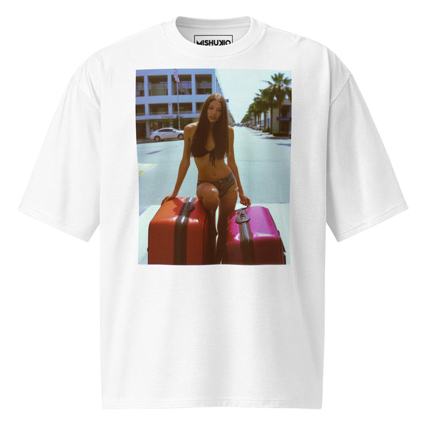 Printed Oversized T-Shirt Unisex White