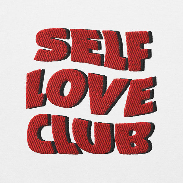 Cotton Embroided Crewneck Sweater Unisex White