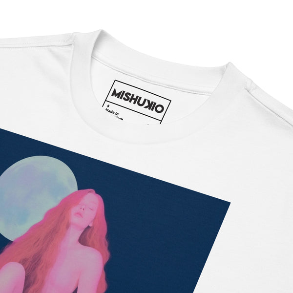 Printed Oversized T-Shirt Unisex White