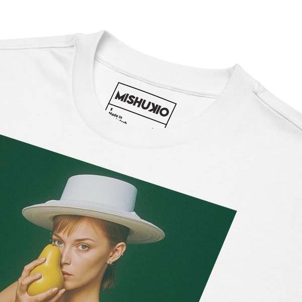 Printed Oversized T-Shirt Unisex White