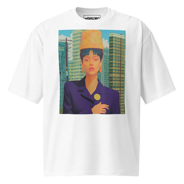 Printed Oversized T-Shirt Unisex White