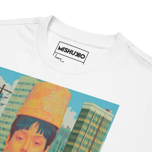 Printed Oversized T-Shirt Unisex White