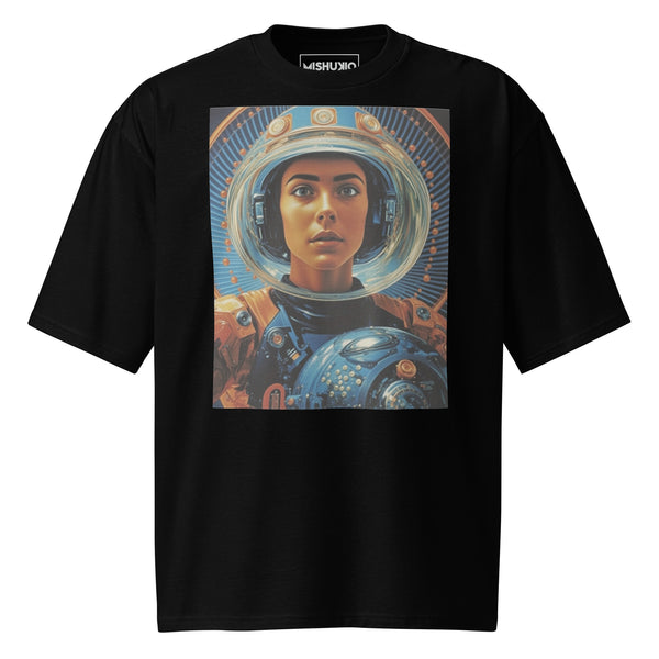 Printed Oversized T-Shirt Unisex Black