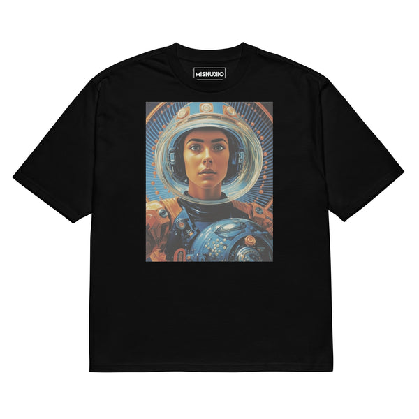 Printed Oversized T-Shirt Unisex Black
