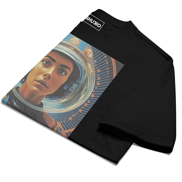Printed Oversized T-Shirt Unisex Black