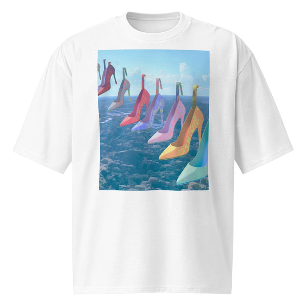 Printed Oversized T-Shirt Unisex White