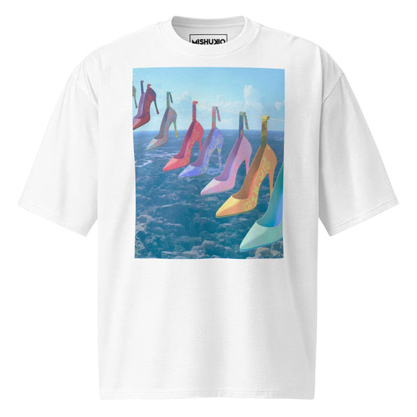Printed Oversized T-Shirt Unisex White