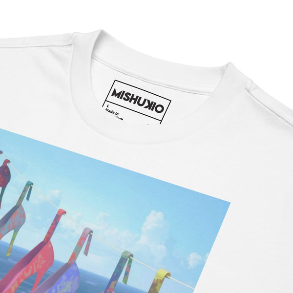 Printed Oversized T-Shirt Unisex White