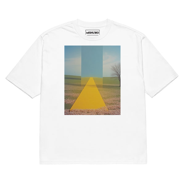 Printed Oversized T-Shirt Unisex White