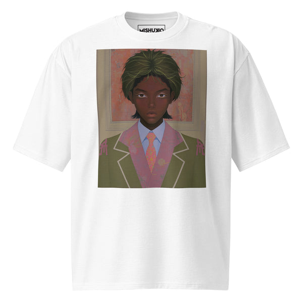 Printed Oversized T-Shirt Unisex White