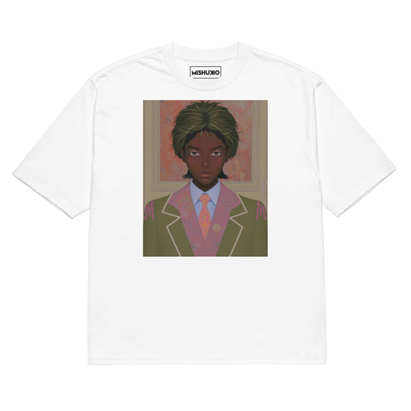Printed Oversized T-Shirt Unisex White