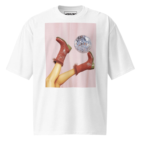 Printed Oversized T-Shirt Unisex White