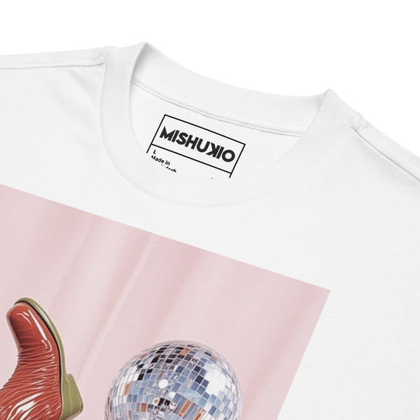 Printed Oversized T-Shirt Unisex White